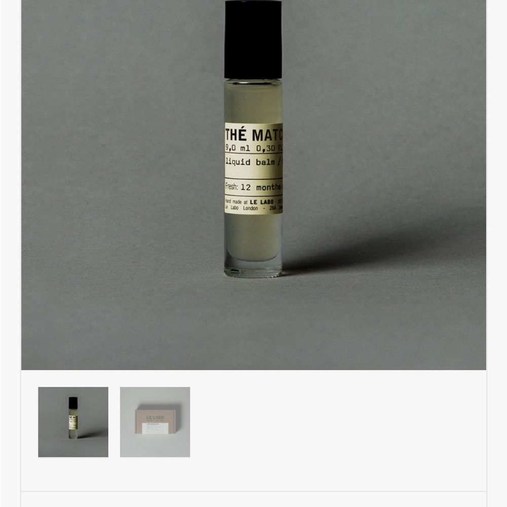 Le Labo Thé Matcha Liquid Balm - Black and Cream